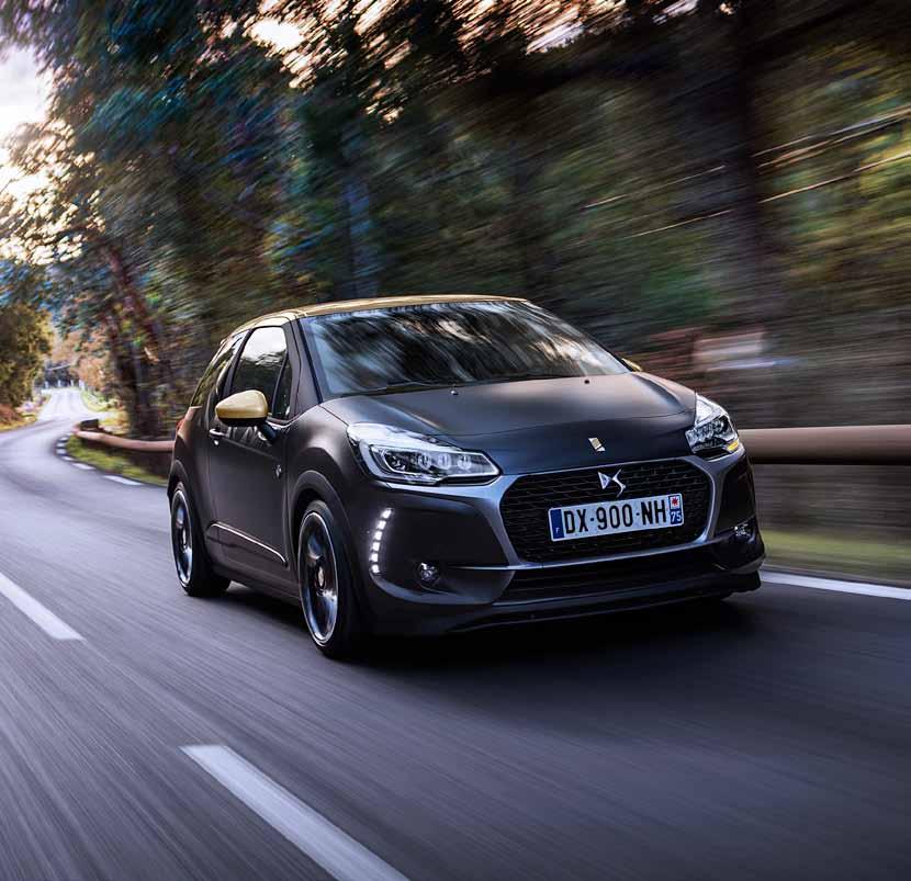 CARATTERISTICHE SU MISURA Oltre al differenziale a slittamento limitato Torsen che garantisce una motricità ottimale, DS 3 PERFORMANCE e DS 3 Cabrio PERFORMANCE beneficiano delle migliori soluzioni