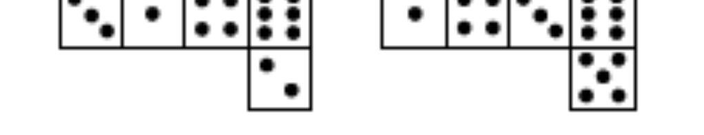 La figura qui sotto mostra quattro cartoncini che puoi utilizzare per costruire un dado.