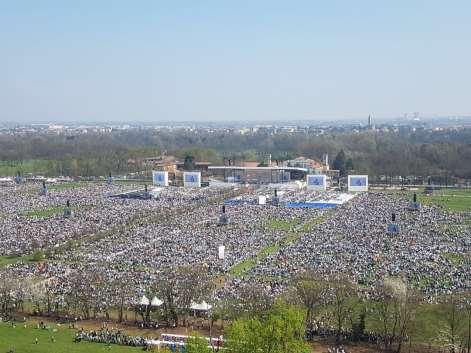 [2017: Utilizzo sistema TetraFlex visita Santo Padre a Monza - 25.03.