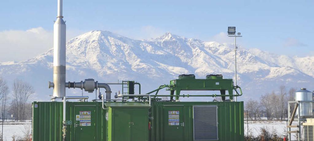 BIOGAS BIOMETANO Attraverso quattro impianti il Gruppo Egea è operativo nella produzione di biogas.
