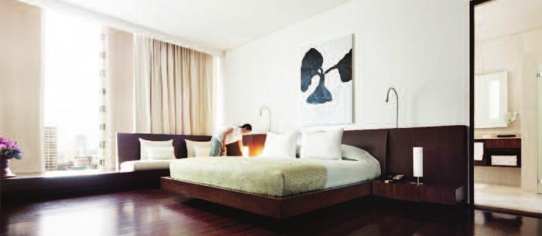 4 Terrace Rooms (80 mq): Suite con terrazza. Con e stesse caratteristiche dee Met Room, otre a terrazza esterna e doccia a aperto.