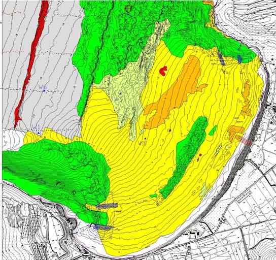 il compito di ridistribuire il materiale lungo il profilo della spiaggia; chiusura parziale dei due solchi sottomarini mediante la realizzazione di due coppie di diaframmi in massi naturali,