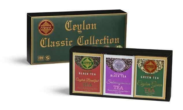 Due collezioni eleganti e preziose, per offrire un dono da intenditori: i migliori tè di Ceylon in foglia, sigillati all origine. Abbinali al libro L isola del tè per un regalo veramente speciale!