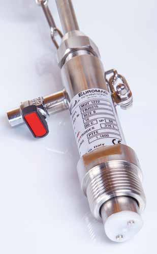 truttura: Valvola a sfera 1 in ottone zincato Per installazioni Hot tap Testata dell unità in POM diam.