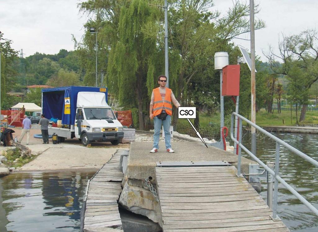 Il livello zero Si è avviata una procedura per effettuare le misure topografiche di aggancio tra: 1. l asta idrometrica dell ENEL 2. il caposaldo di livellazione del Porto Canale 3.