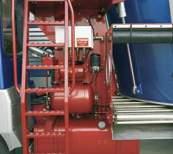 - Air compressed compressor - Air conditioned - Retractable extension of unloading mat - Larger silo-unloading cutter - Magnet fixed below unloading mat - Tank made by stainless steel