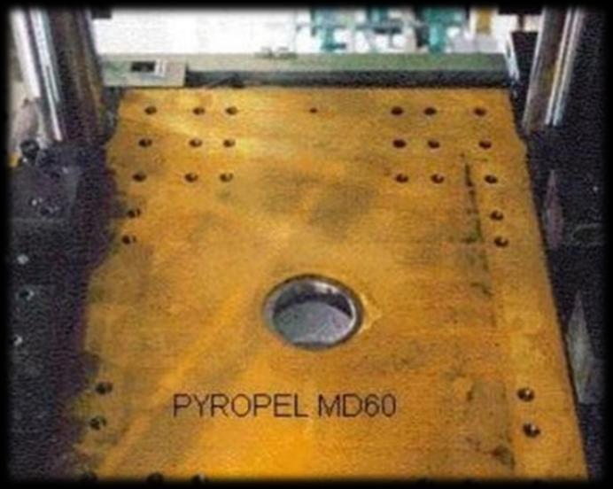 PYROPEL MD.60 è una lastra 100% poliimmide,senza resine aggiunte. PYROPEL MD.60 e la versione più resistente alla compressione nella gamma MD.
