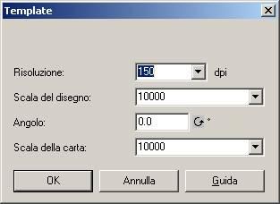 Creare un nuovo file trasferire il disegno scannerizzato sul programma: aprire ocad8 NUOVO OK TEMPLATE APRI cercare e selezionare il bmp