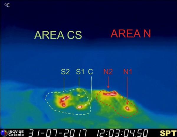 L analisi delle immagini registrate dalle telecamere poste sul Pizzo sopra la Fossa ed a quota 400 m ha consentito di caratterizzare l attività eruttiva dello Stromboli.