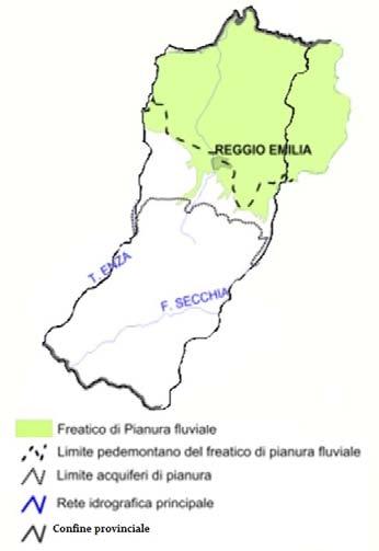 A B C Figura 1: (A) corpi idrici sotterranei freatici di pianura, (B) corpi idrici sotterranei di montagna, di pianura liberi e