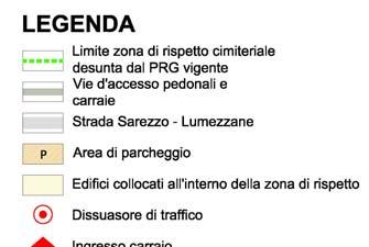 CIMITERO CAPOLUOGO Stato di fatto: ANALISI ZONA DI RISPETTO Comune di sarezzo Il cimitero del Capoluogo