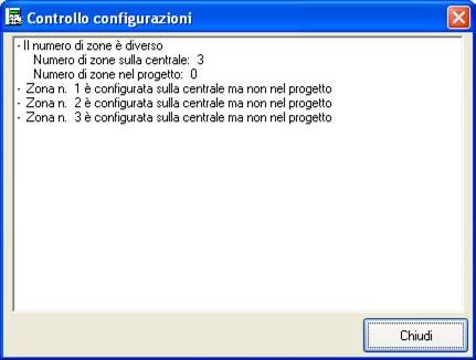 TITHERMO 30 7.3 Confronta La funzione di Confronta permette di visualizzare le discrepanze tra la configurazione di progetto e quella presente sull impianto.