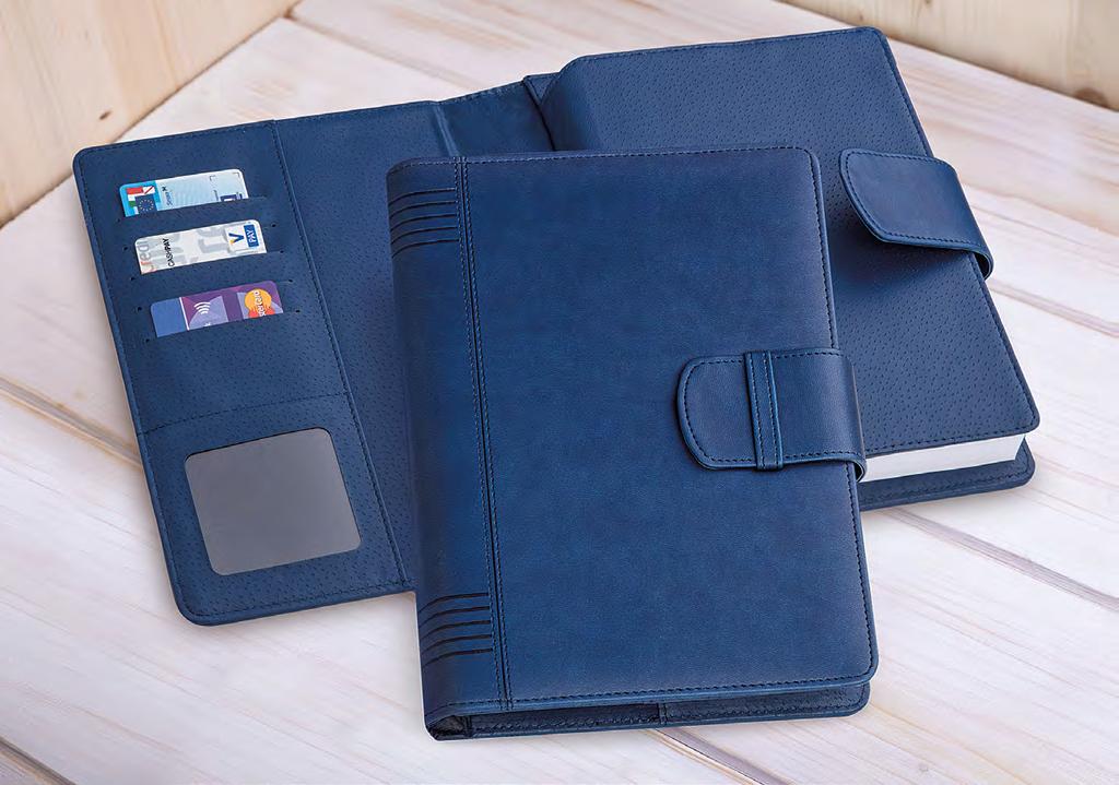 BL AGENDA PORTAFOGLIO chiusura con fibbia varie tasche interne e porta carte di credito interno giornaliero intercambiabile