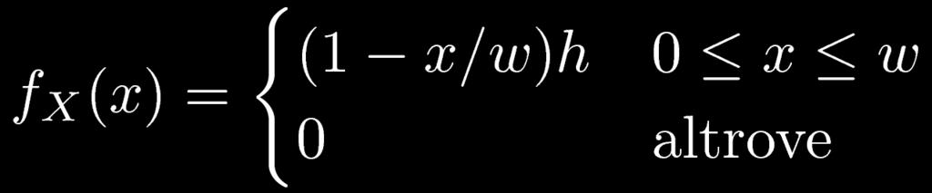 Task (parte A) /2 Formalmente la funzione di densità è: Scrivere in Matlab/Octave un generatore di numeri pseudo-casuali