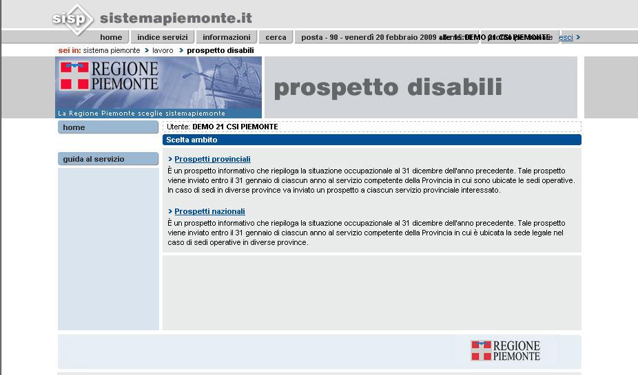 4 COMPILAZIONE DEL PROSPETTO DISABILI 4.