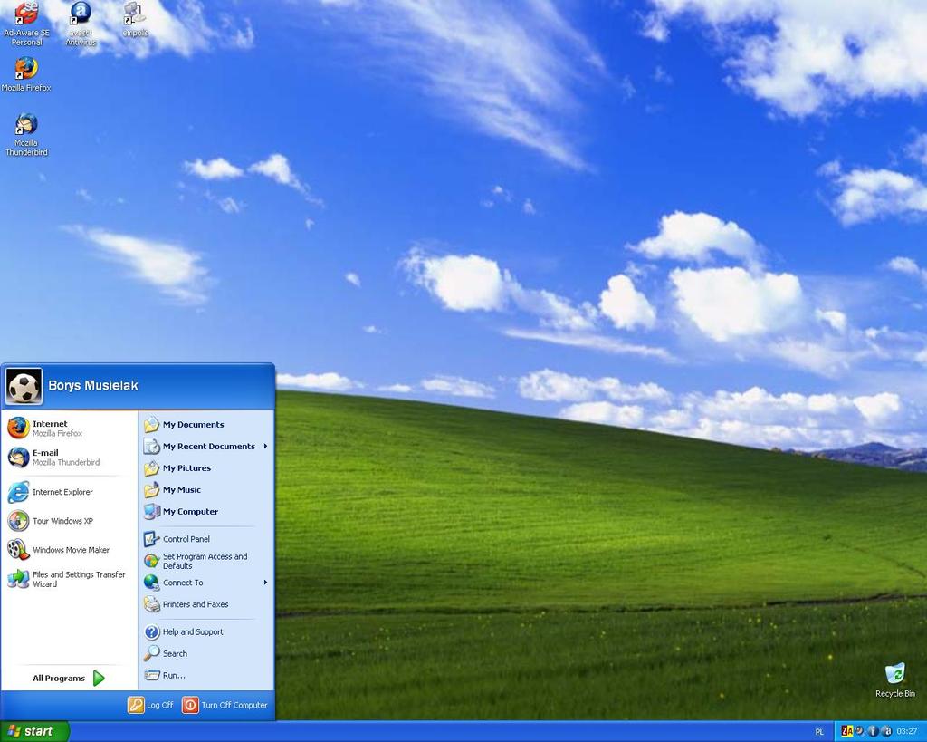 Windows XP: