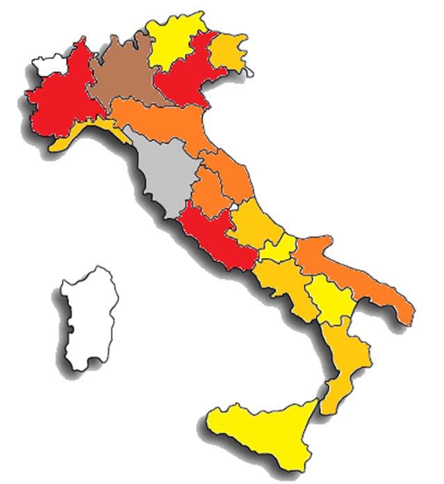 UNA SOLA PROVINCIA 8 PIU DI UNA PROVINCIA 21 di cui: multi-regionali 15 Imprese del Chianti e contratti di rete: le connessioni territoriali Milano Perugia Viterbo Genova 2 Roma Cosenza Foggia