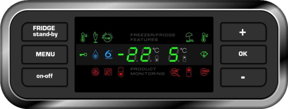 sensore) AL02 difetto sensore evaporatore frigo (verifica valore Ohmico, sostit. prodotto) AL03 difetto sensore ambiente freezer (verifica valore Ohmico, sostit.