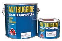 ml 490 ANTIRUGGINE ALTA COPERTURA Resa 9-11 m² con 1 lt, da diluire, colori: grigio, arancio, rosso 500 ml 04417/8/9 4,90 2,5 lt 04420/21/22 20,00 750 ml 750 ml