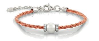 Collane, bracciali e anelli in argento 925/, perle di acqua dolce e Cubic Zirconia, disponibili