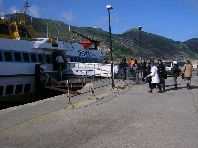 Porto di Favignana Imbarco passeggeri tramite