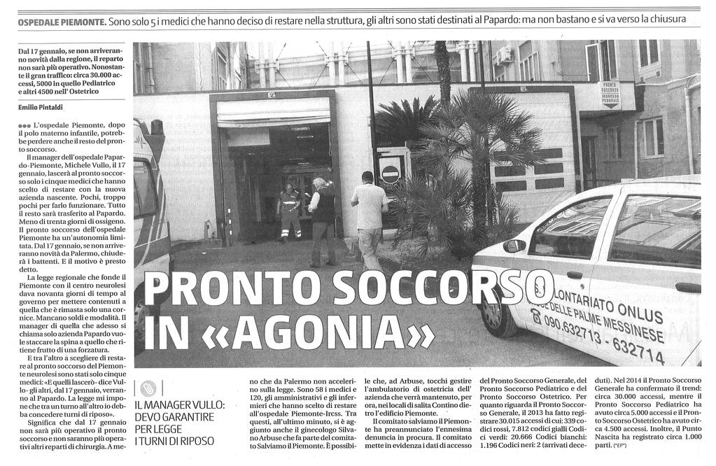 Rassegna Stampa Arnas Garibaldi