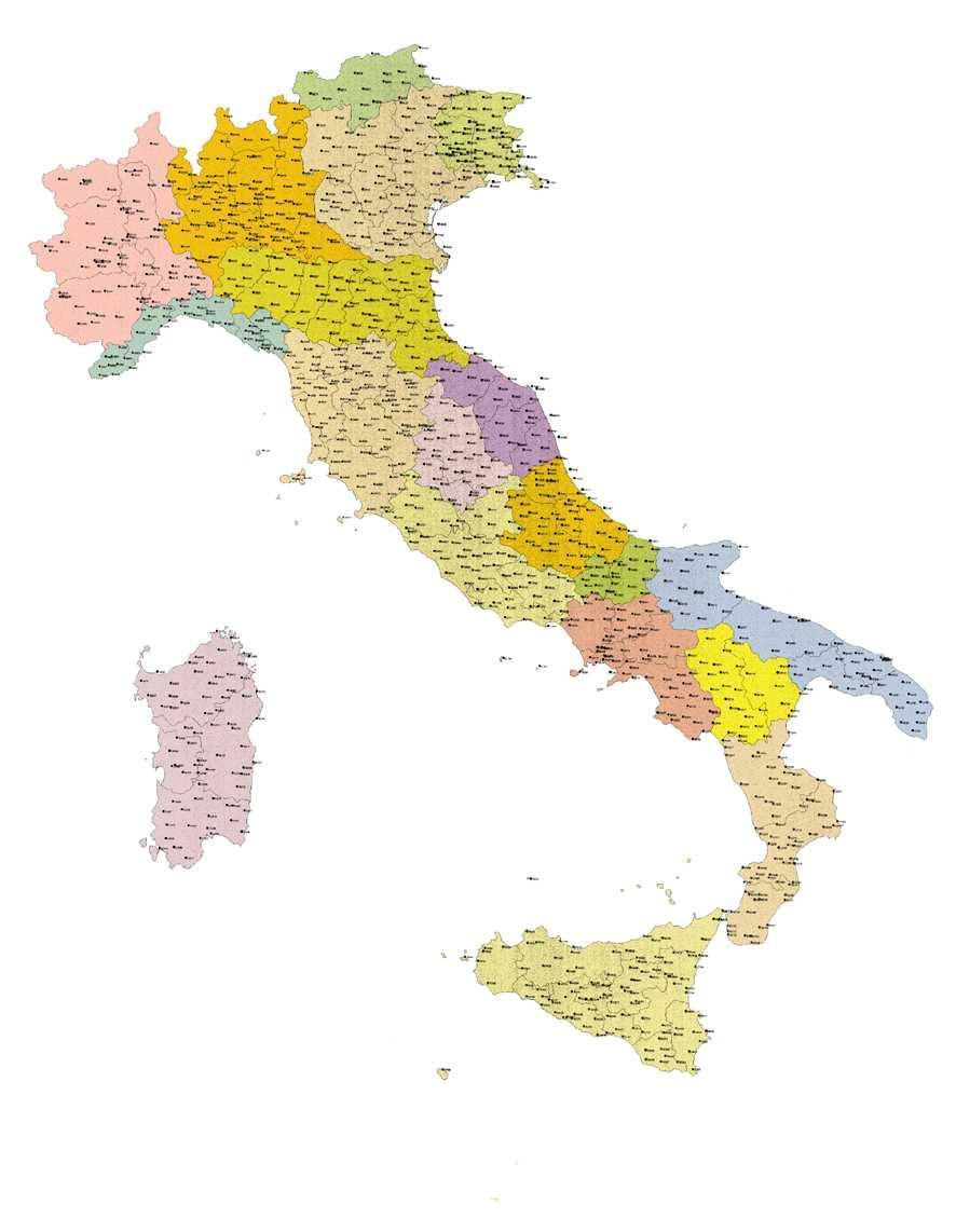 Mappa delle 1.