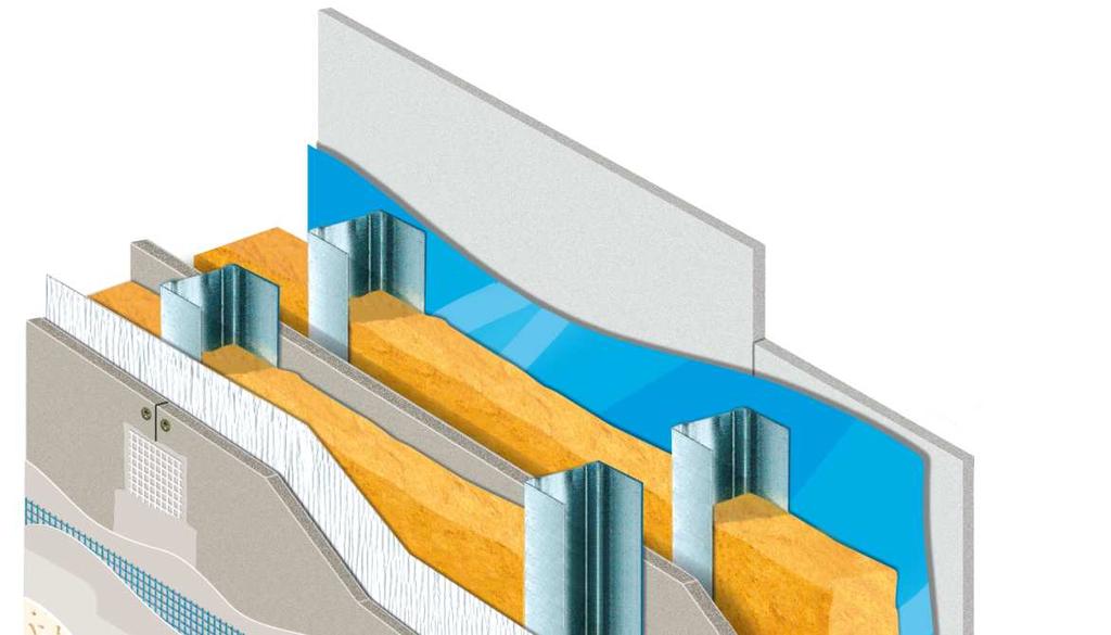 Realizzare l Involucro l Esterno con il Sistema Aquapanel La Stratigrafia Lastre in gesso rivestito