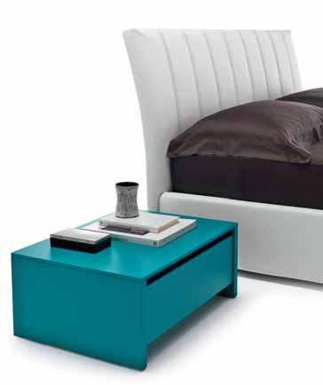 STRIPEBOX LETTO STRIPEBOX 1 comodino ROLL con 1 cassetto frassino brown STRIPE