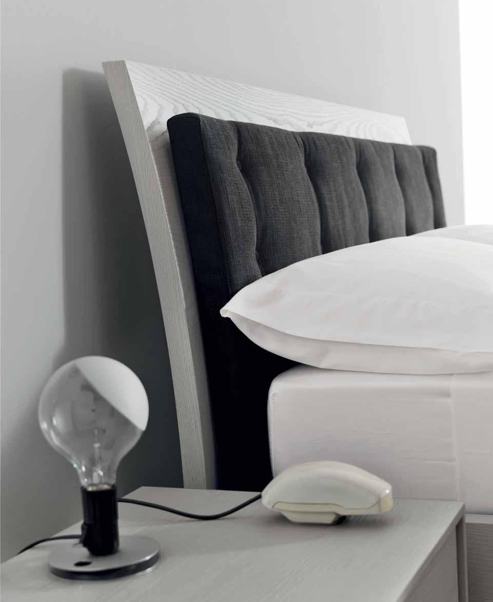 EASY LETTO EASY materico bianco giroletto Outline EASY white