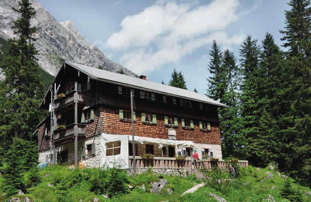 38 REINTALANGERHÜTTE MONTAGNE DEL / MONTAGNES DU NR: 15 WETTERSTEIN Michael Stimmer +49 (0) 882 170 897 43 www.davplus.