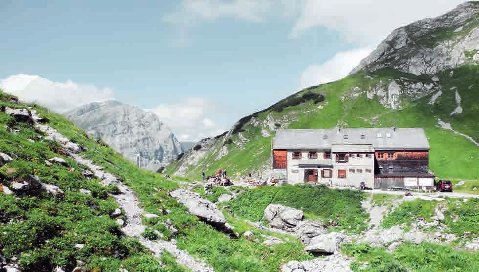 78 LAMSENJOCHHÜTTE MONTAGNE DEL / MONTAGNES DU NR: 55 KARWENDEL Fam. Füruter +43 (0) 5244 620 63 www.davplus.