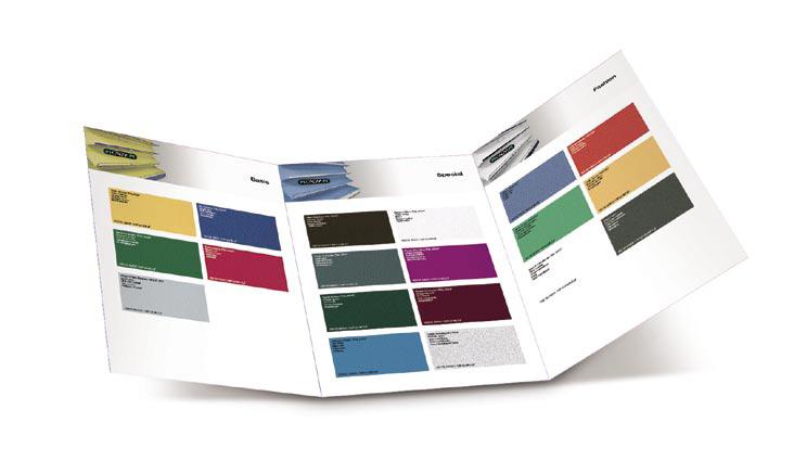 Colori COLORI Per scegliere il colore utilizzare i riferimenti delle nostre Brochures, del Sito Web e della mazzatta colori Colori Metallo Codice Descrizione 0000 Avorio CAEM Plastificato 0011 Avorio