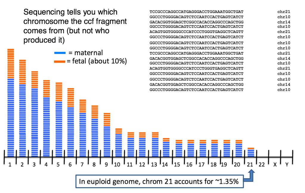 Sequenziamento dell Intero Genoma - WGS - NIPT Il sequenziamento del mix di genoma materno - fetale fornisce una visione più ampia