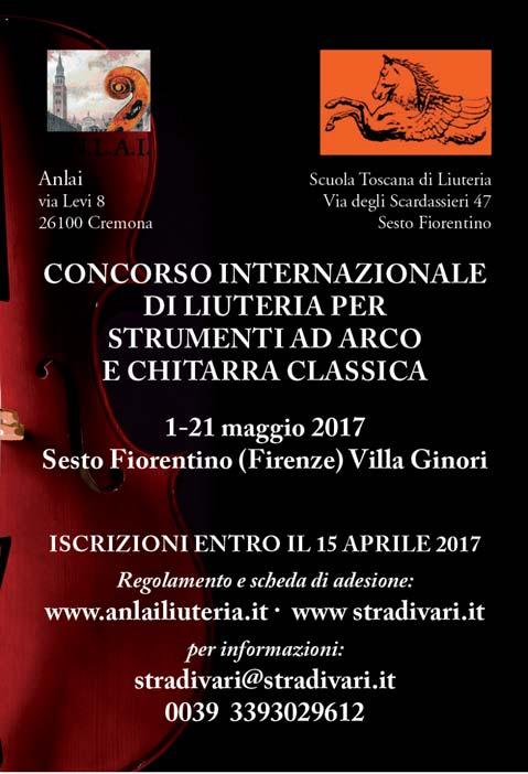 magazzinomusicale.com CASTREZZATO (BS), Premio Cavalli - Gewa Young Contest. Violino, Viola, Violoncello. Periodo: 9-10 giugno 2017. Info: tel 030 7146657; www.cavallimusica.
