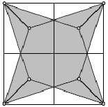 13 La stella Il quadrato grande ha un area di 3045 cm 2.