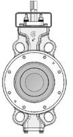 BVHD/BLHD dimensionali ØI D C PERNO STANDARD DN 50-150 ØI D A Ch DN 200-500 K 10 ØI D B M OPZIONALE (2) DN 200-500 D F L Ch Ch G SPAZIATORE OPZIONALE DN 50-150 E TOP ISO 5211 H 15 mm spaziatore