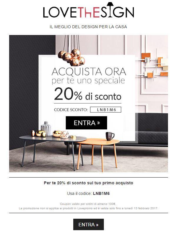 IL CASO LOVETHESIGN Giorno 8 PRIMO ACQUISTO CHI NON HA ACQUISTATO RICEVE COUPON E