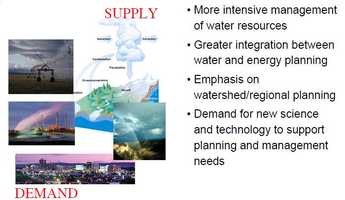-Migliore gestione delle risorse disponibili -Integrazione tra gestione acqua