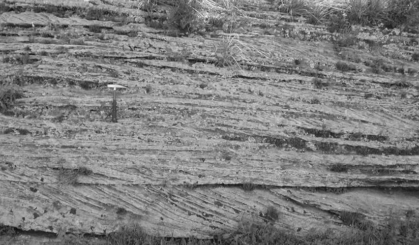 Stratificazione incrociata (cross-bedding) Strati sedimentari (o lamine) inclinati(e) rispetto agli strati (o alle lamine) sottostanti.