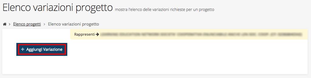 1.2 Aggiungere Variazione Figura 2 Aggiungere la Variazione Cliccando sull azione Variazione (figura 1), la schermata che appare è quella visualizzata in figura 2 in cui è