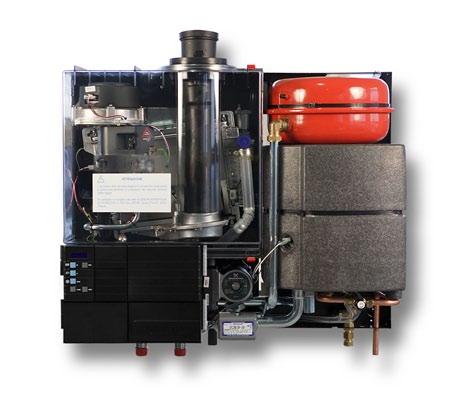 Versione QC SISTEMA COMPATTO per riscaldamento e produzione di ACS semi istantaneo Sistema compatto per riscaldamento ambienti e produzione rapida di acqua calda