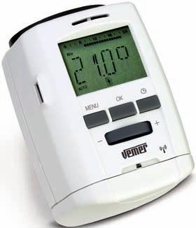 Cronotermostati per radiatori ThermoPro RF Cronotermostato elettronico a radiofrequenza che riceve i parametri di funzionamento direttamente dai termostati e cronotermostati a radiofrequenza Vemer,