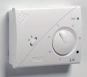 Termostati elettronici LIV Serie di termostati per la regolazione elettronica della temperatura ambiente.