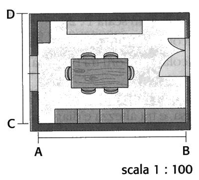 CAPITOLO : RAPPORTI E PROPORZIONI. La seguente tabella si riferisce a misure di lunghezza effettuate su tre disegni eseguiti utilizzando diverse scale di riduzione.