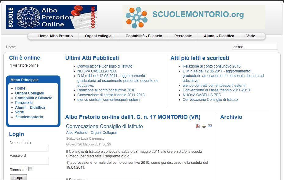 PRETORIO ON-LINE