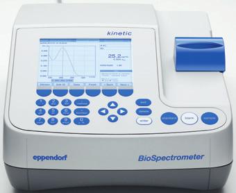 Serie Eppendorf per il rilevamento 11 Specifiche tecniche apparecchi BioSpectrometer basic BioSpectrometer kinetic BioSpectrometer fluorescence BioPhotometer D30 Sorgente luminosa assorbanza Lampada
