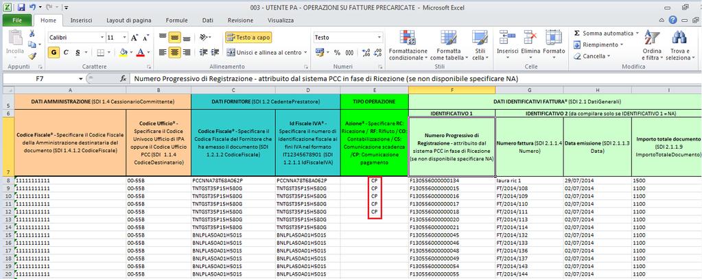 È possibile effettuare l operazione di Comunicazione di pagamento sia per le fatture precedentemente