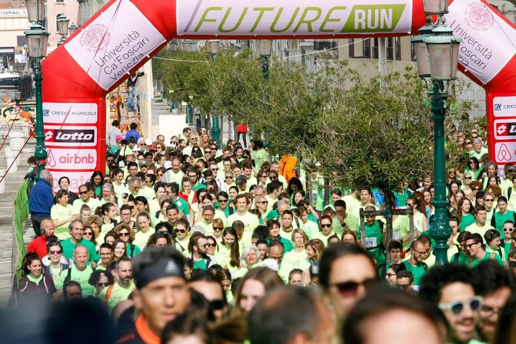 y.our future Run: i numeri 1.000 partecipanti 100 studenti delle scuole siuperiori 6 studenti alternanza scuola lavoro 50.