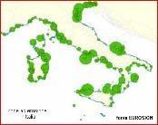 In Puglia riguarda il 65% delle coste balneabili (e incide per il 22% su l intero sistema costiero), in Abruzzo interessa il 61%, nel Lazio colpisce ben 117 km (20% della costa regionale, il 54% di